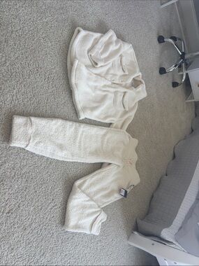 Limited Too Cream Sherpa Matching Set
